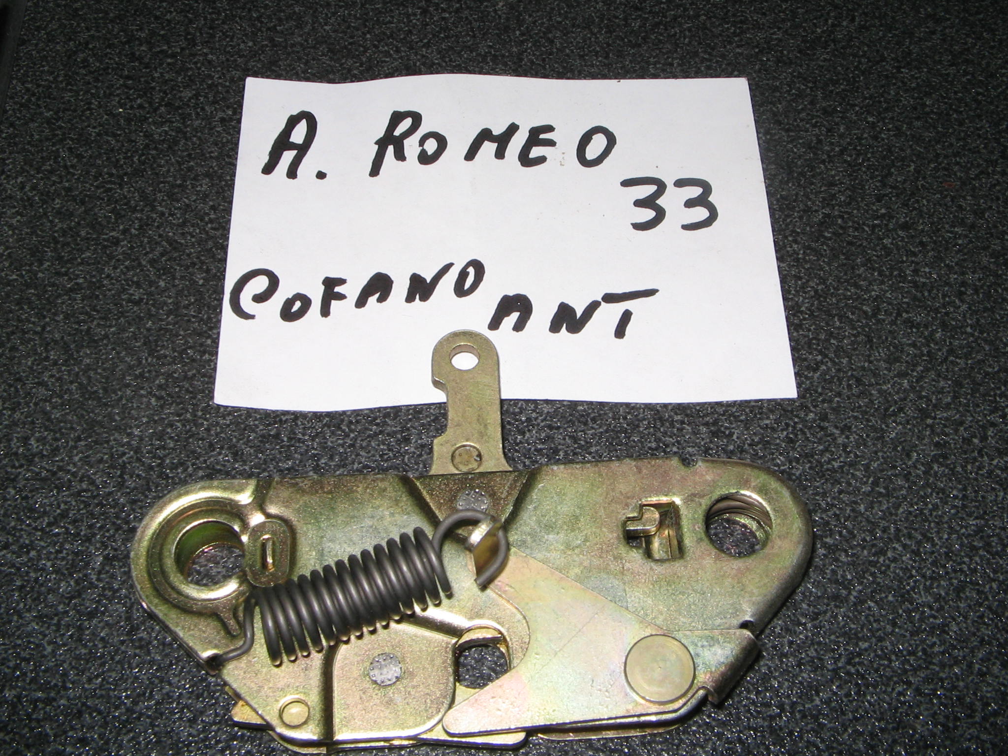 ALFA ROMEO 33 SERRATURA COFANO ANT, 1187